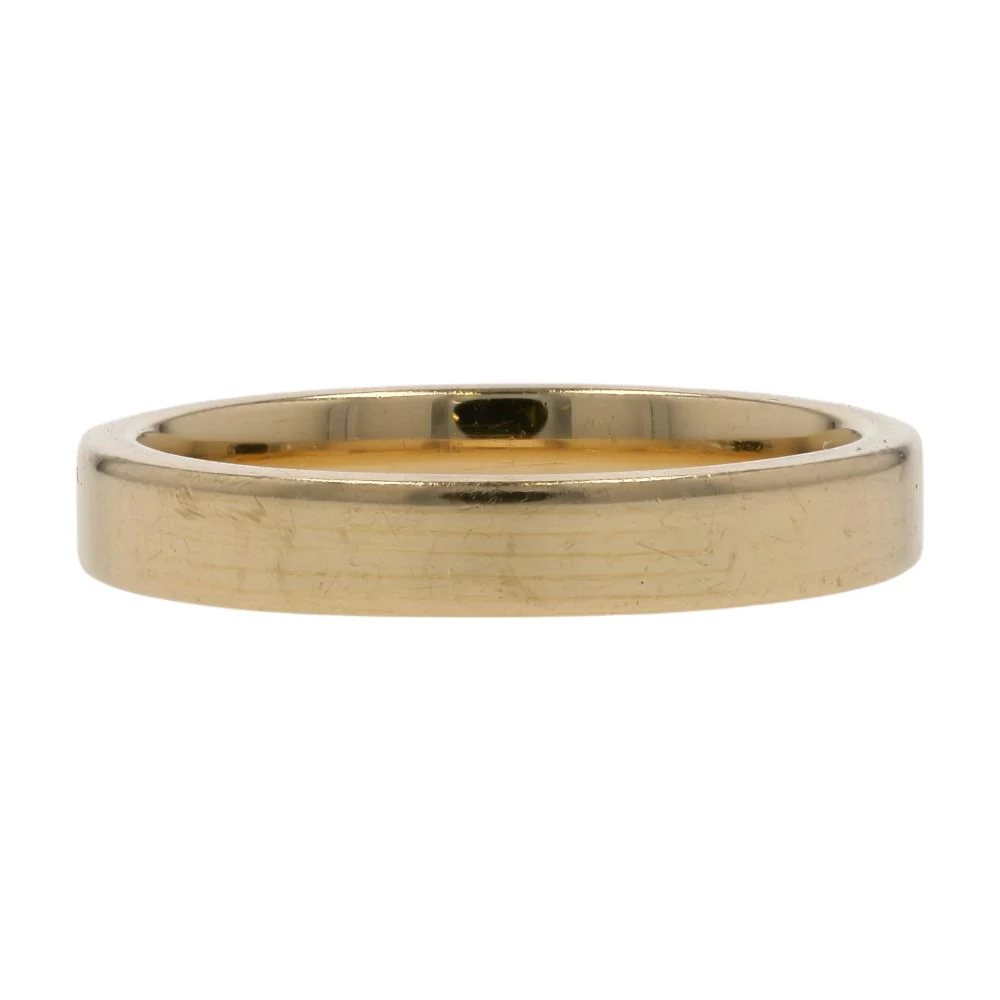 14K Gold Flat Band - Image 2