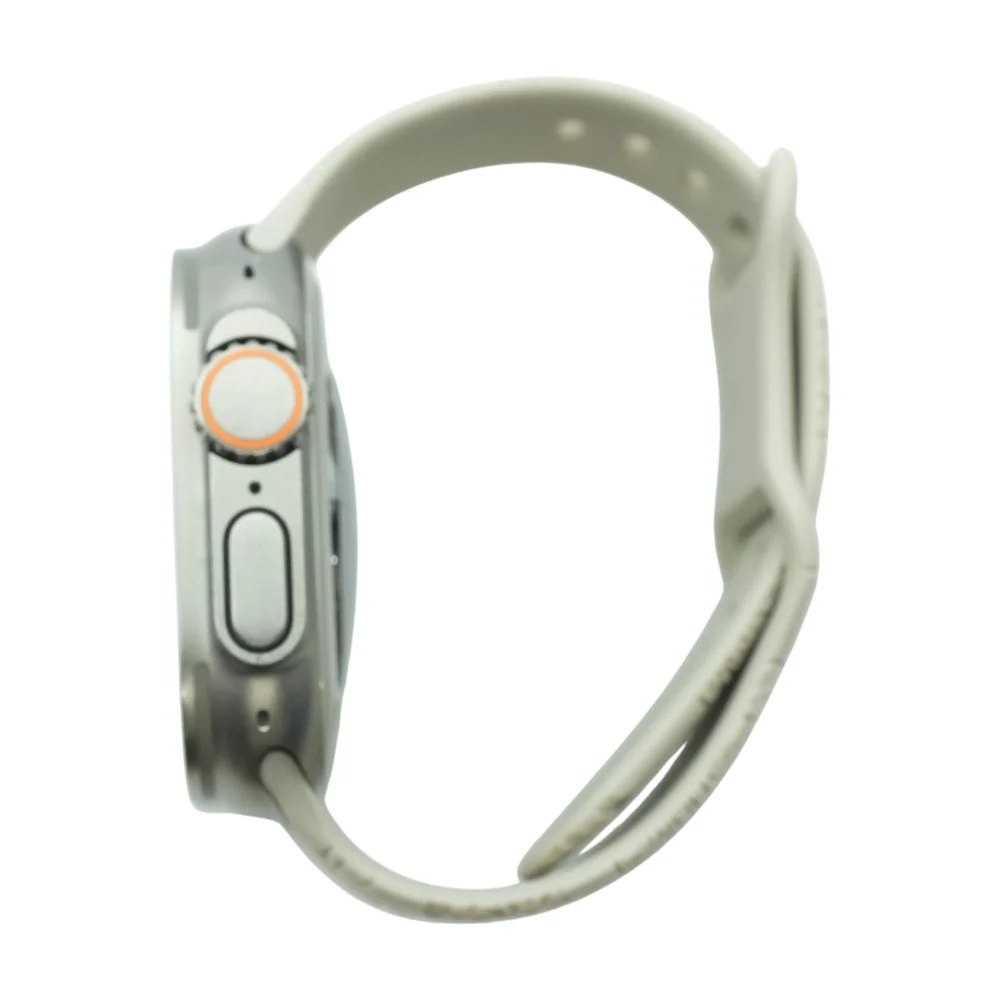 49mm Ultra Titanium Smartwatch Beige Band M/L - Image 3