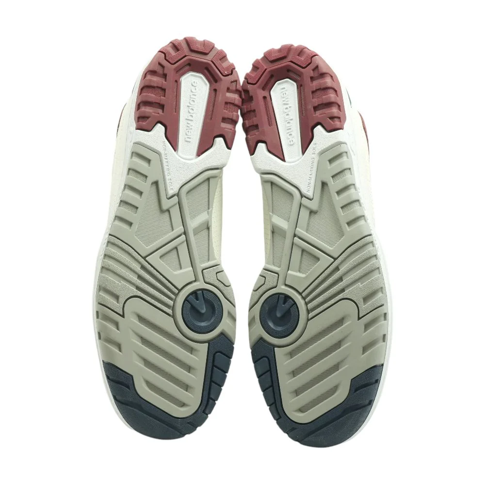 550 Suede Toe Beige and Marron Low Top Athletic Shoes - Image 3