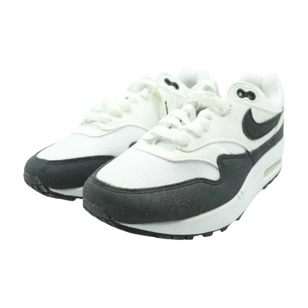 Air Max 1 White Low Top Athletic Shoes