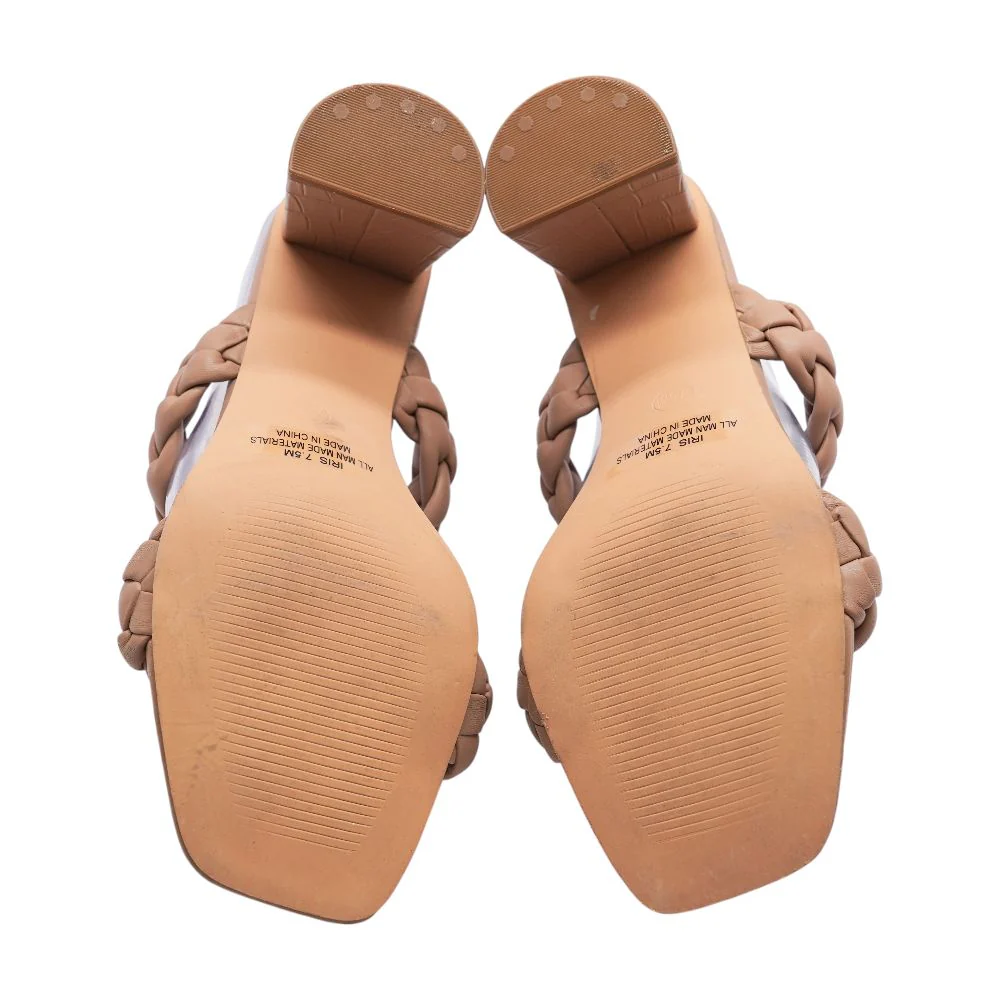 Beige Block Heels - Image 3