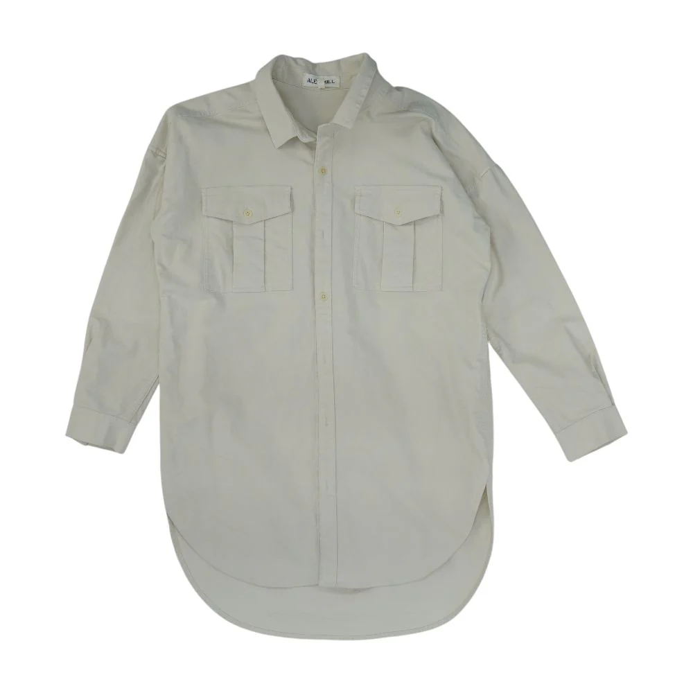 Beige Button Down