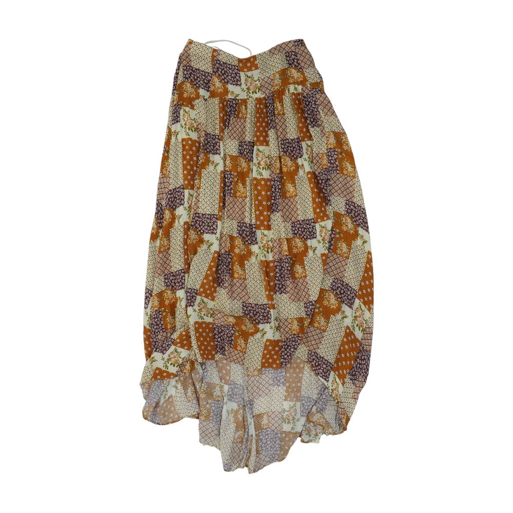 Beige Midi Skirt