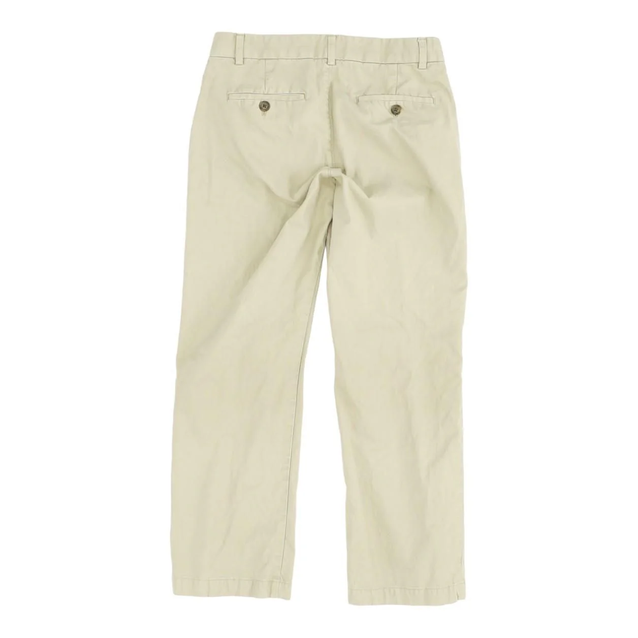 Beige Solid Chino Pants - Image 2