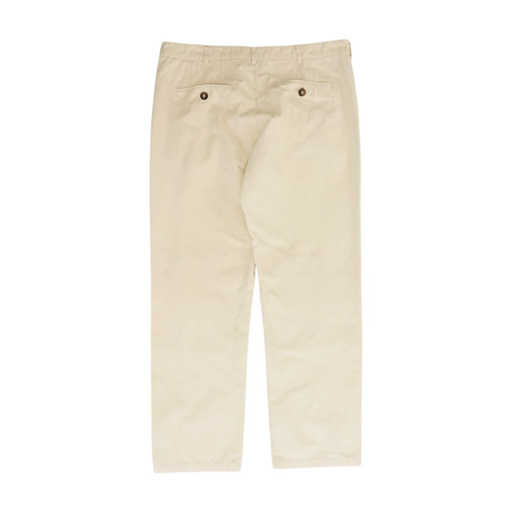Beige Solid Chino Pants - Image 2