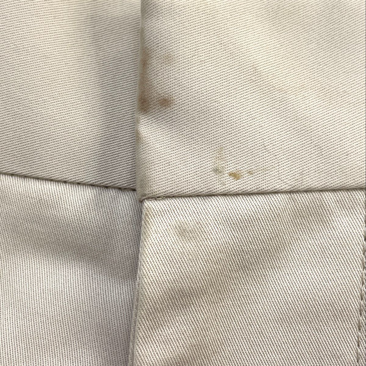 Beige Solid Chino Pants - Image 3