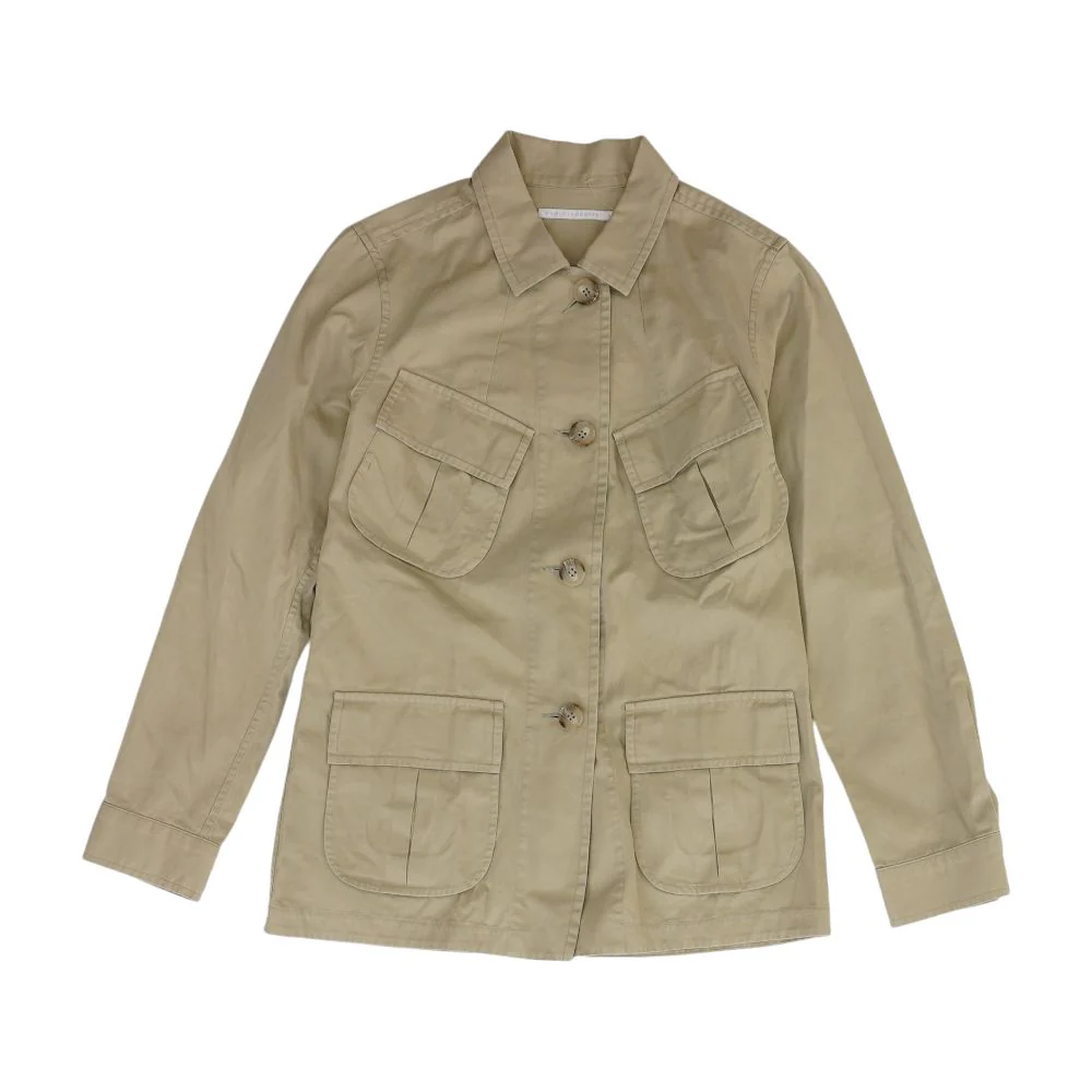 Beige Solid Coat