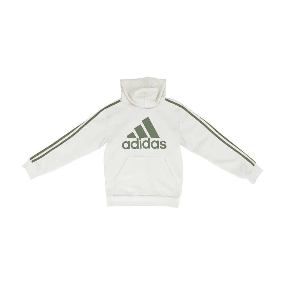 Beige Solid Hoodie Pullover