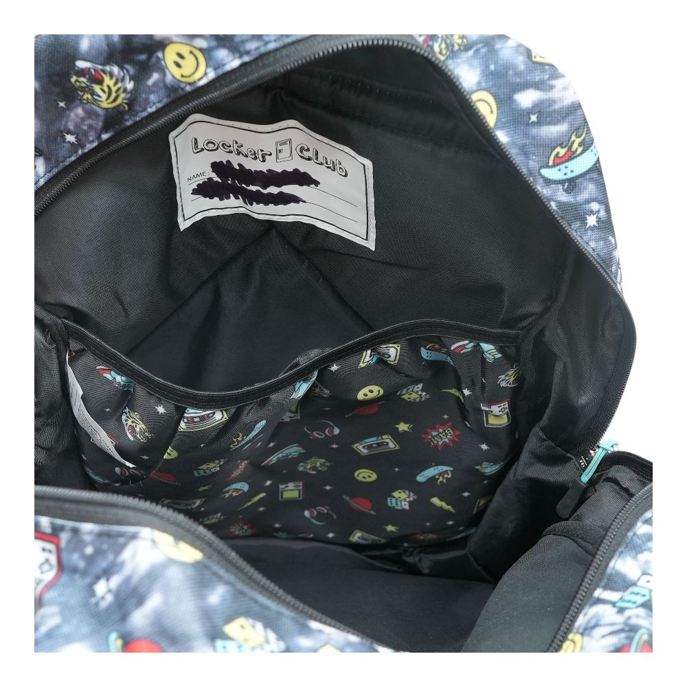 Black Backpack with Lunch Box - Image 3