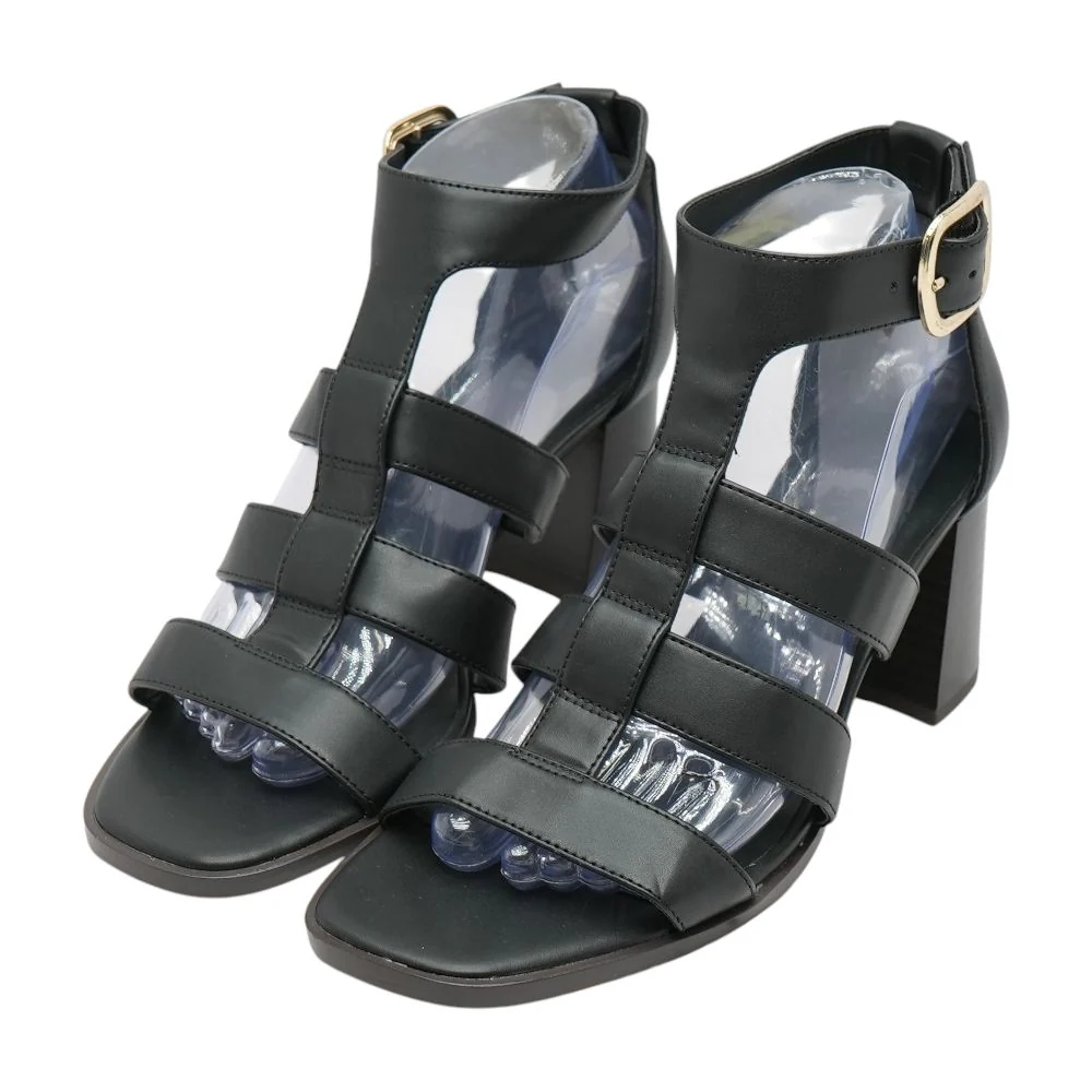 Black Block Heels