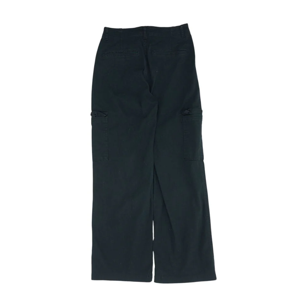 Black Cargo Regular Pants - Image 2