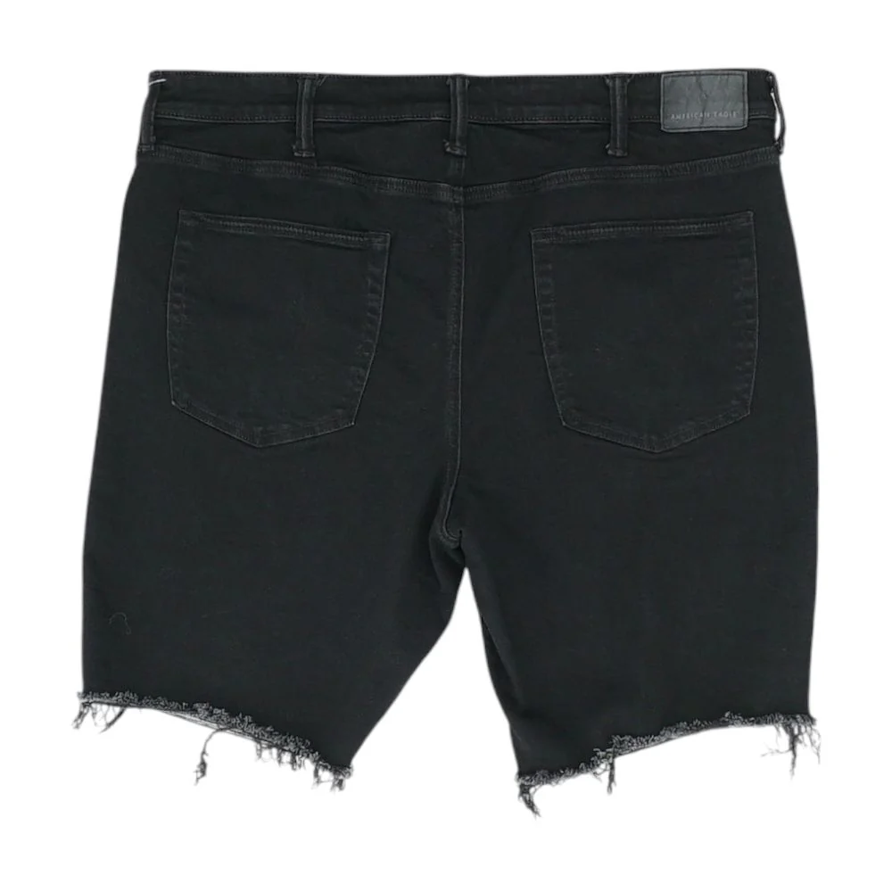 Black Denim Shorts - Image 2