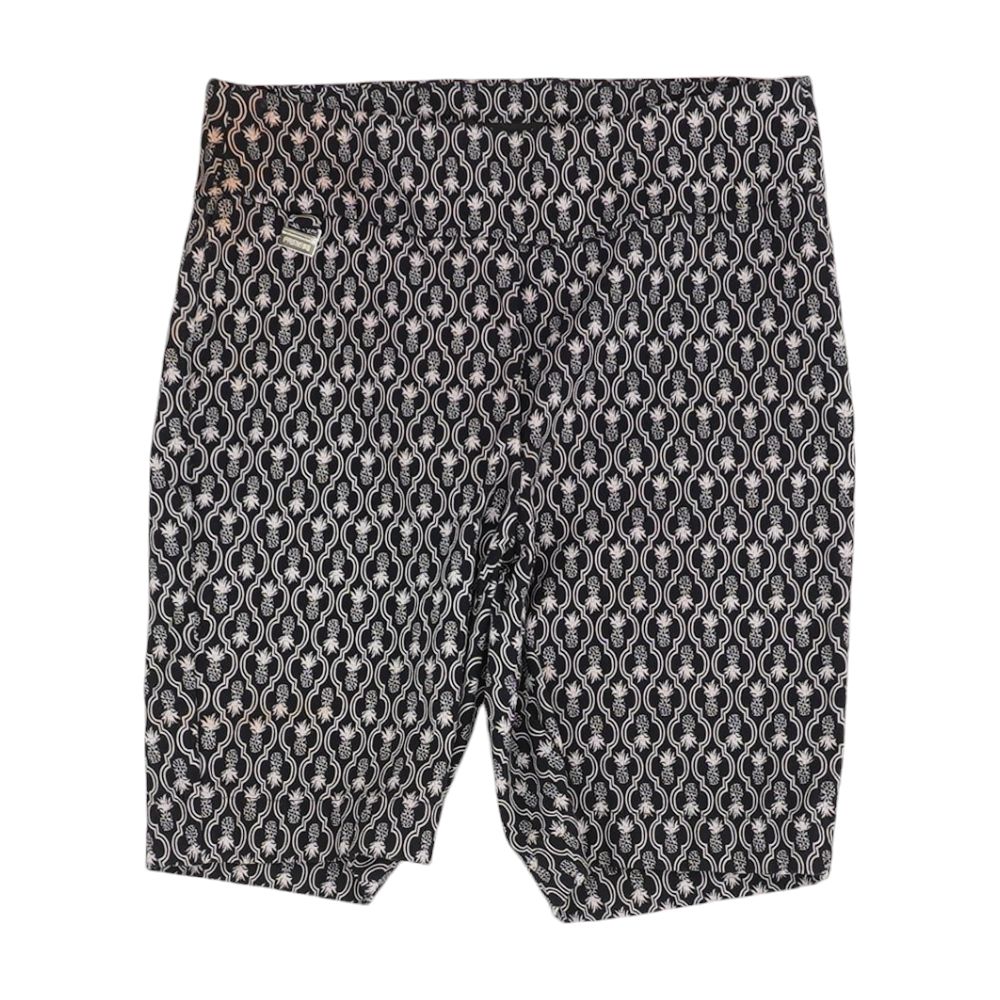 Black Graphic Shorts