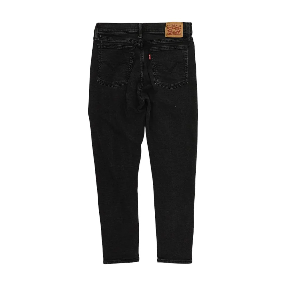 Black High Rise Skinny Leg Jeans - Image 2