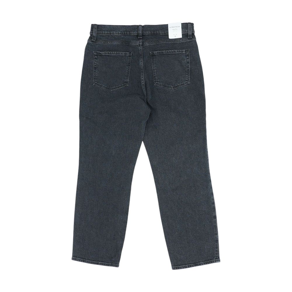 Black High Rise Slim Leg Jeans - Image 2