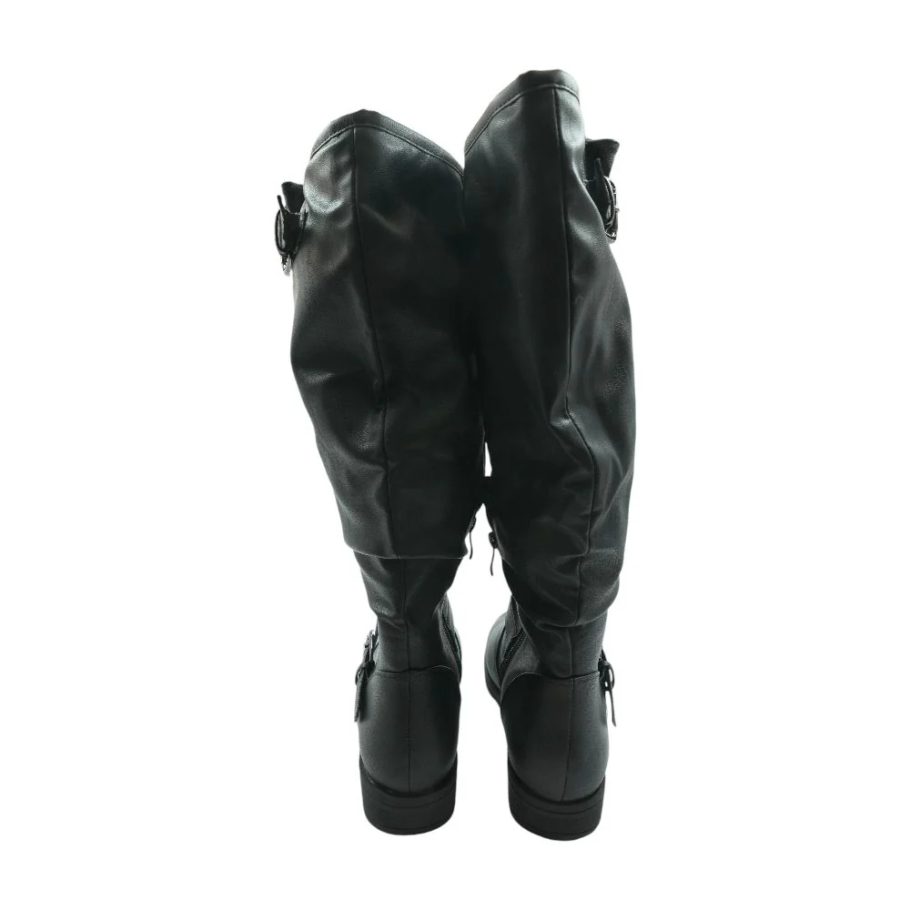 Black Knee High Boots - Image 2