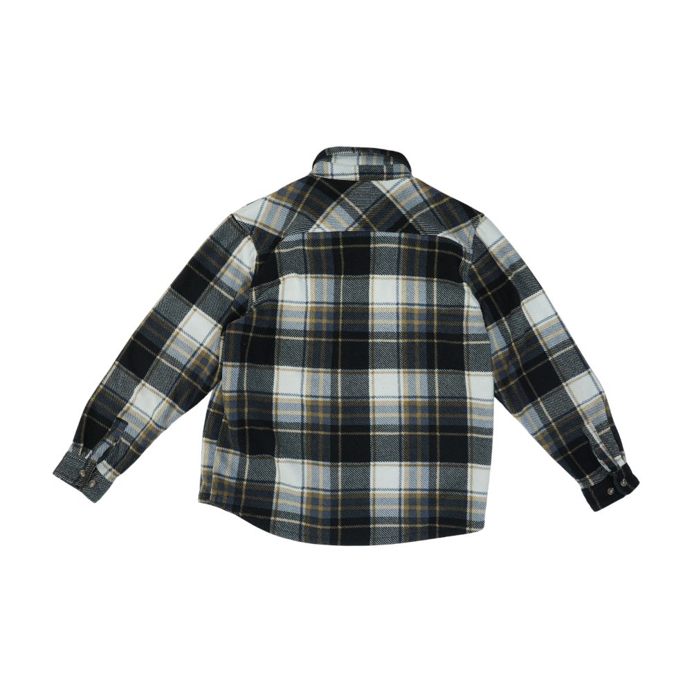 Black Plaid Lightweight Jacket - Image 2