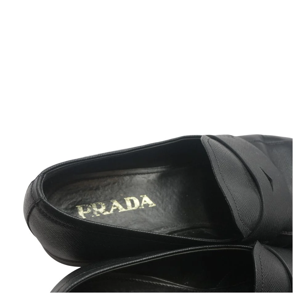 Black Saffiano Leather Loafer - Image 4