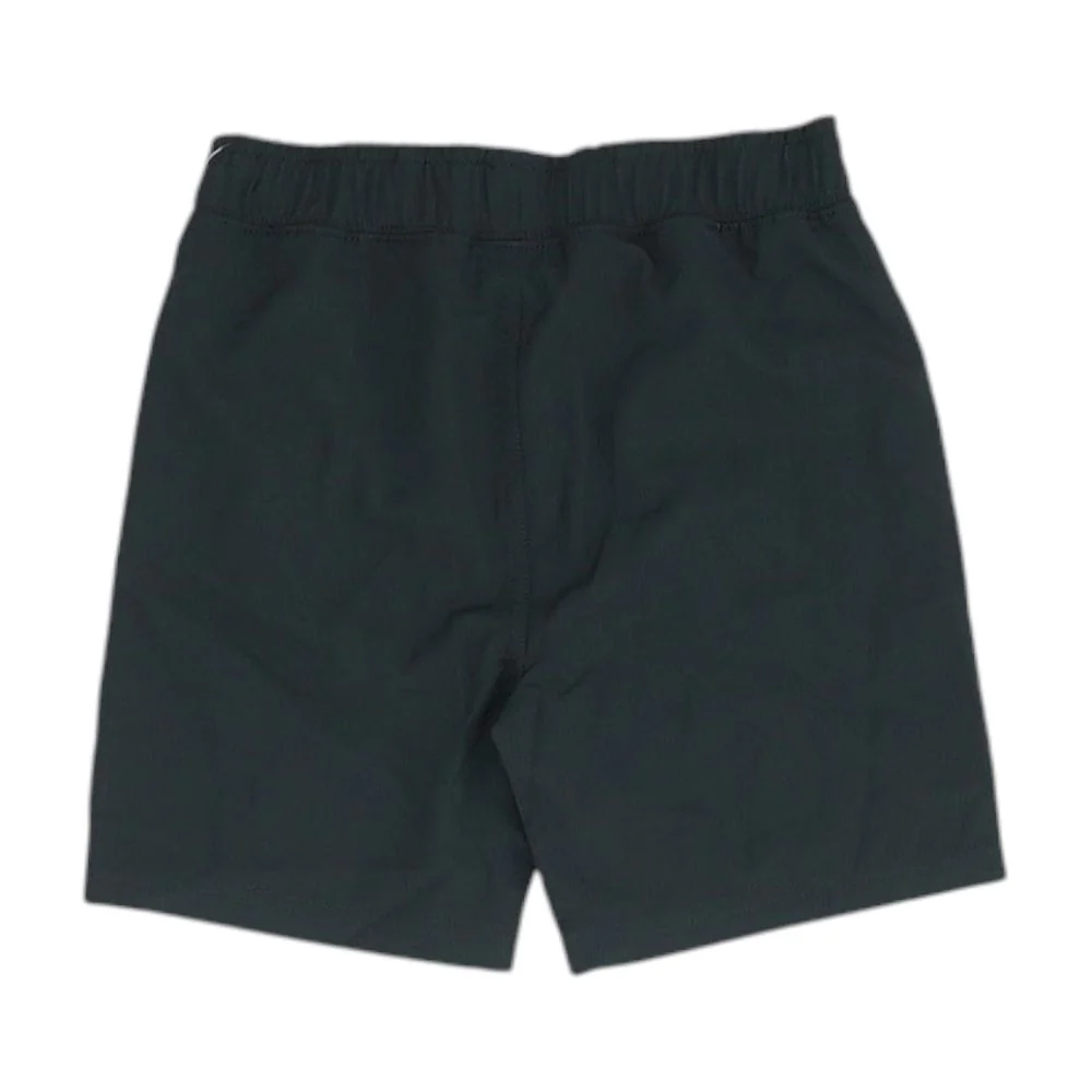 Black Solid Active Shorts - Image 2