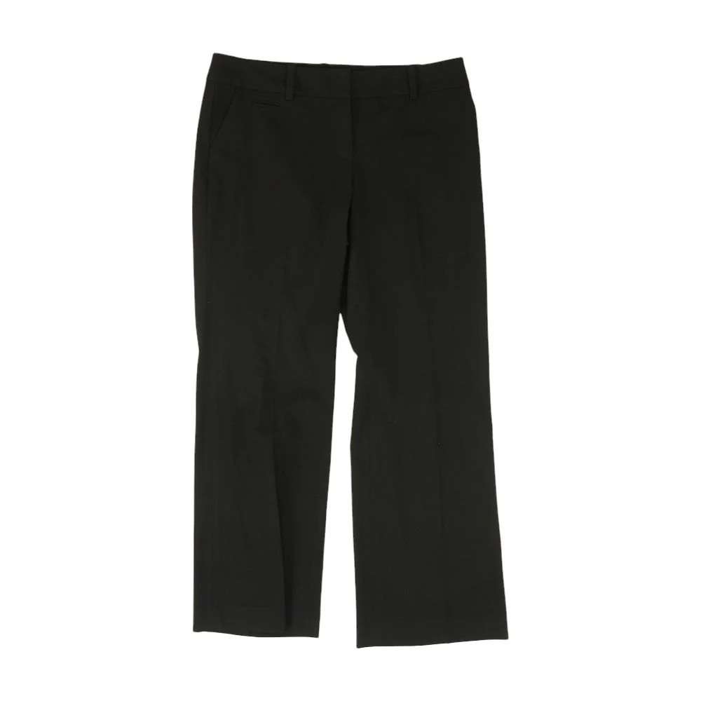 Black Solid Chino Pants