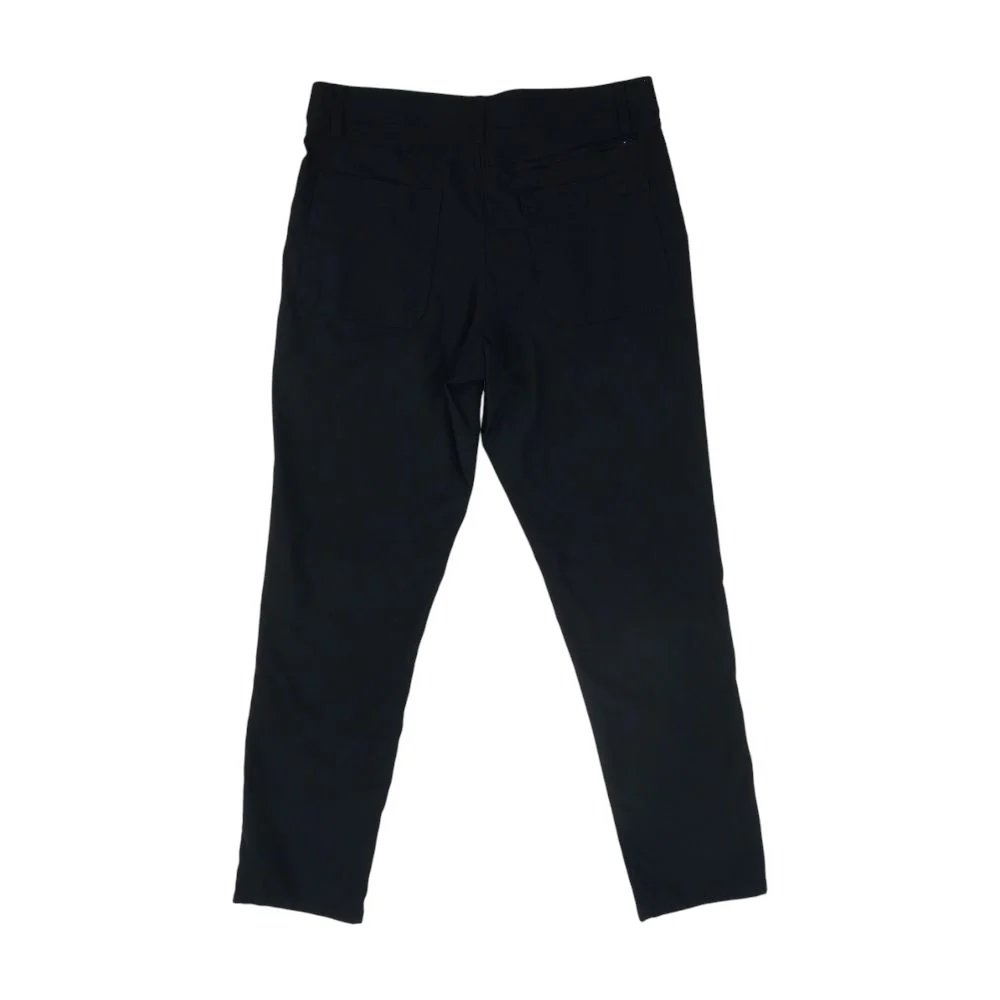 Black Solid Chino Pants