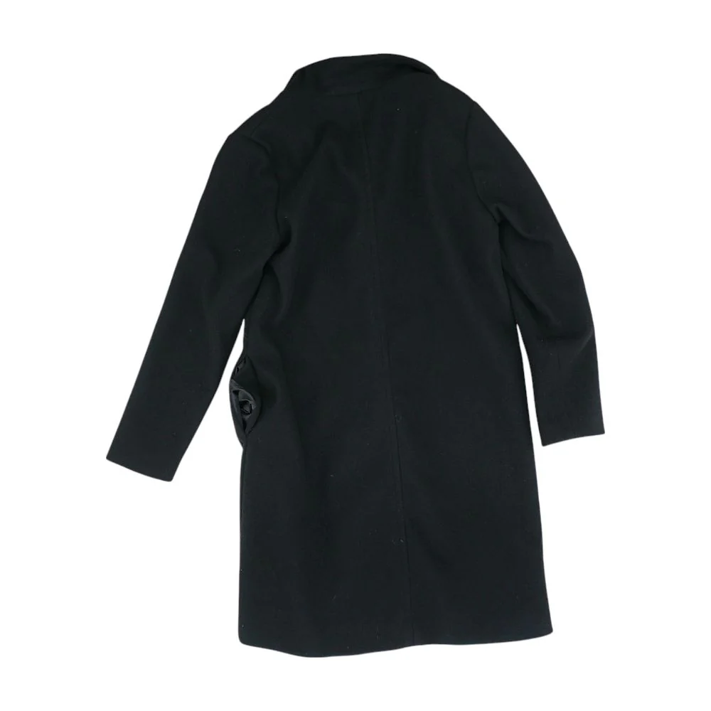 Black Solid Coat - Image 2