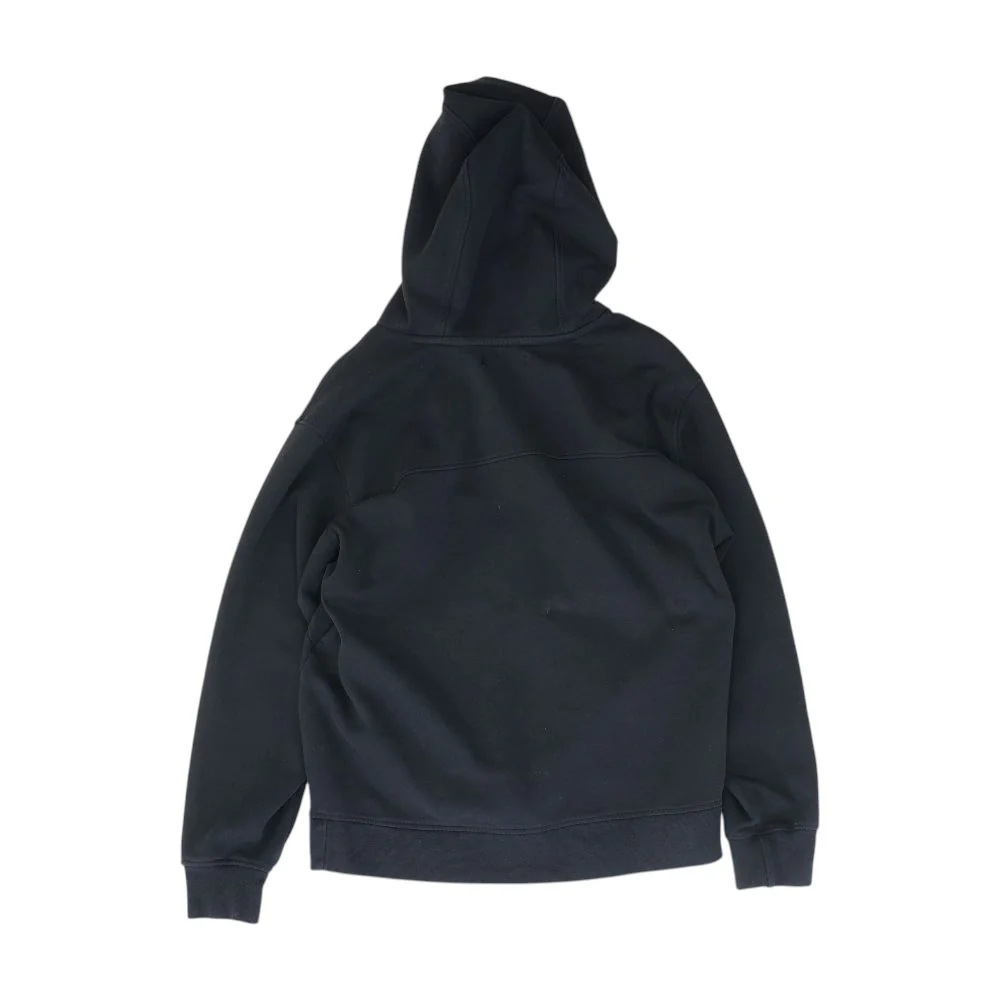 Black Solid Hoodie Pullover - Image 2