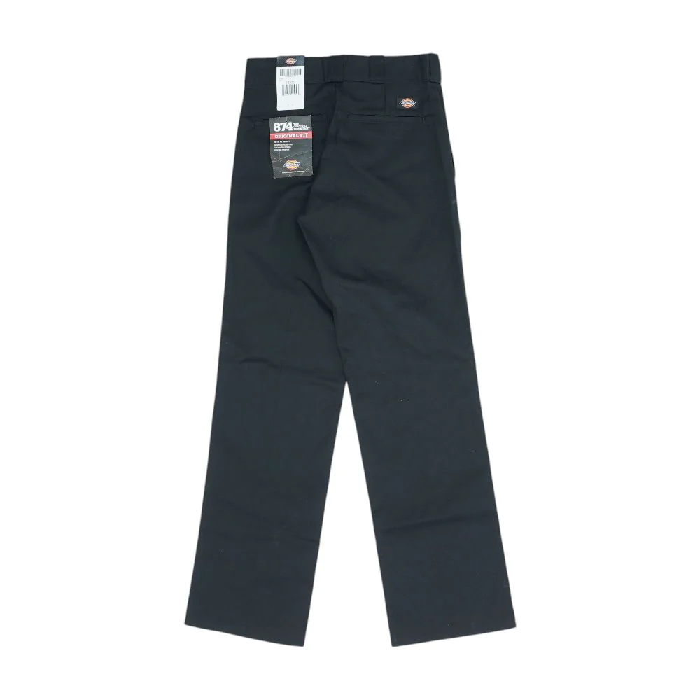 Black Solid Khaki Pants - Image 2