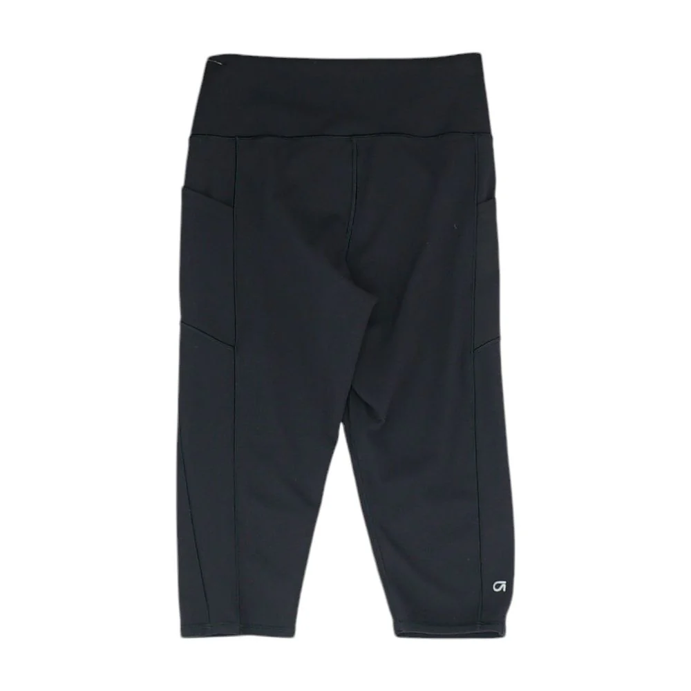 Black Solid Leggings - Image 2