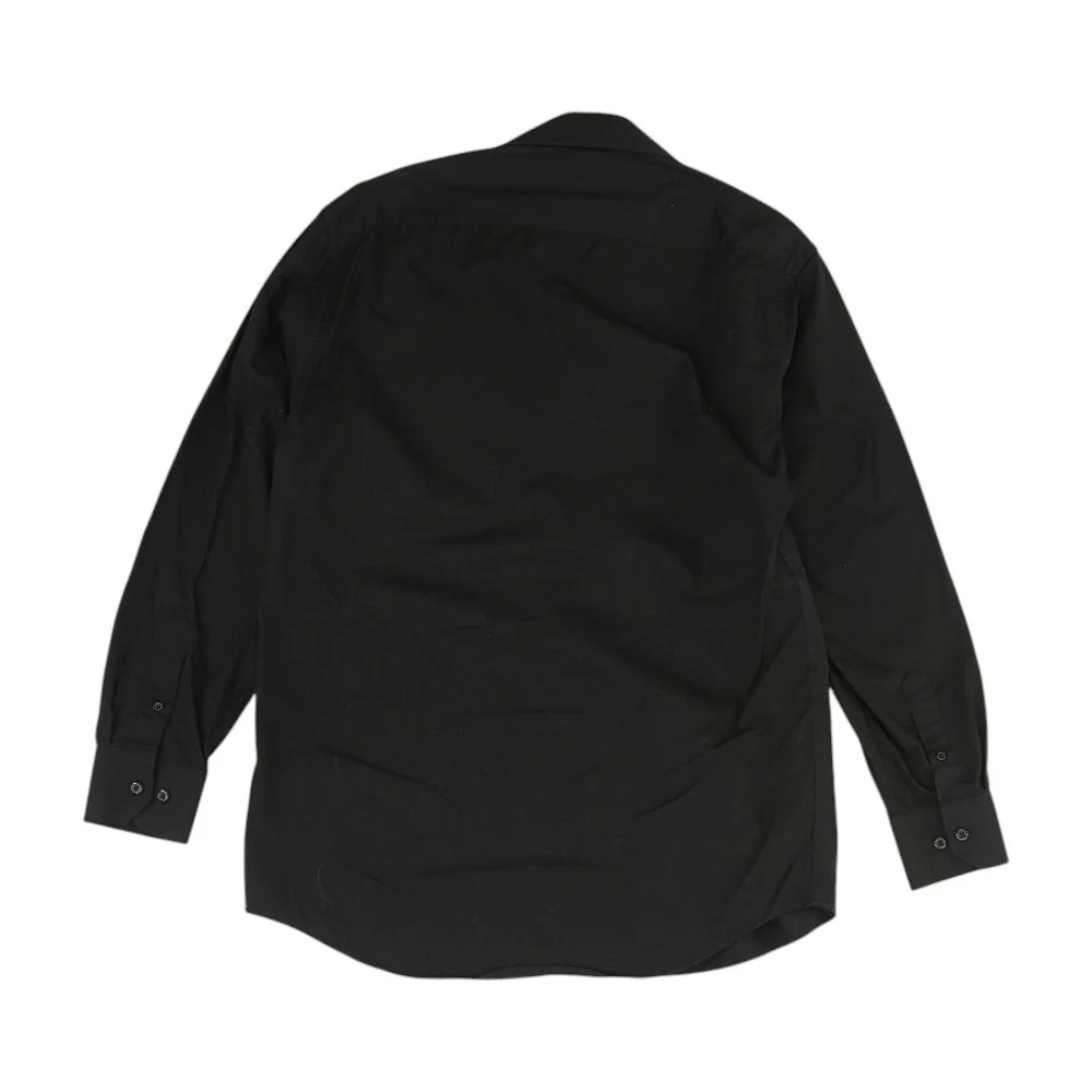 Black Solid Long Sleeve Button Down - Image 2