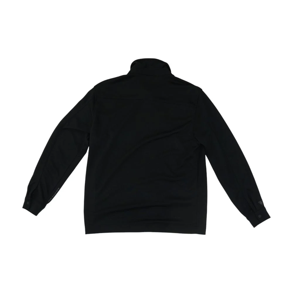Black Solid Long Sleeve Button Down - Image 2