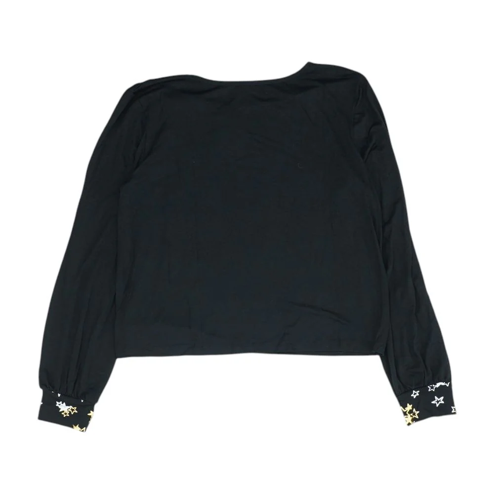 Black Solid Pajama Top - Image 2