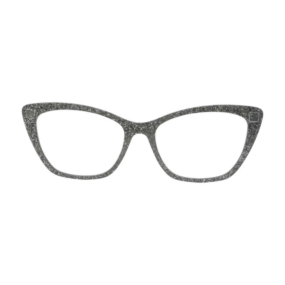 Black The Wanda Cat Eye Magnetic Eyeglasses Frame - Image 2