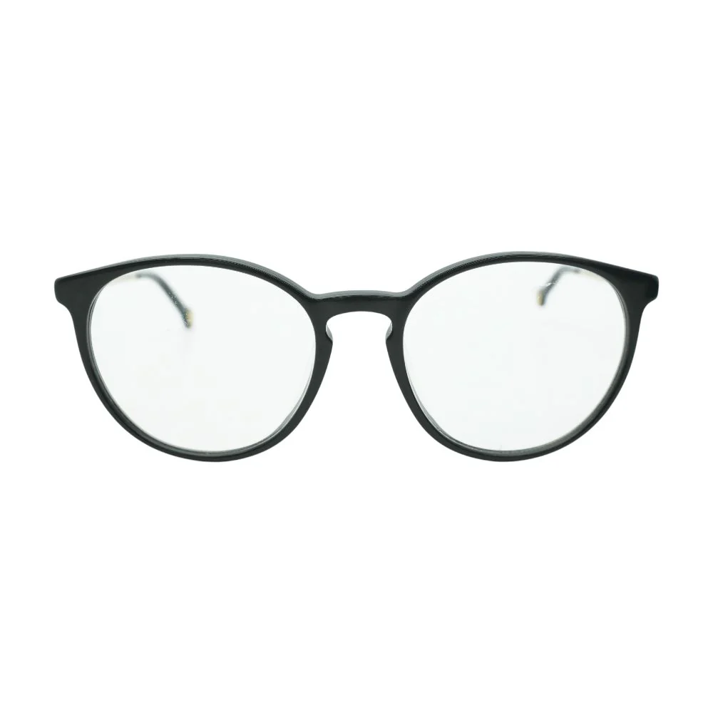 Black VHE779 Round Unknown Prescription Eyeglasses - Image 2