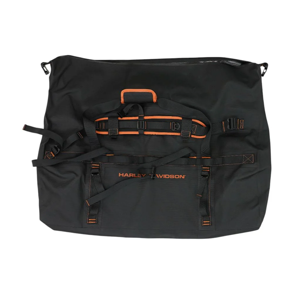 Black Waterproof Adventure Duffel Bag - Image 2