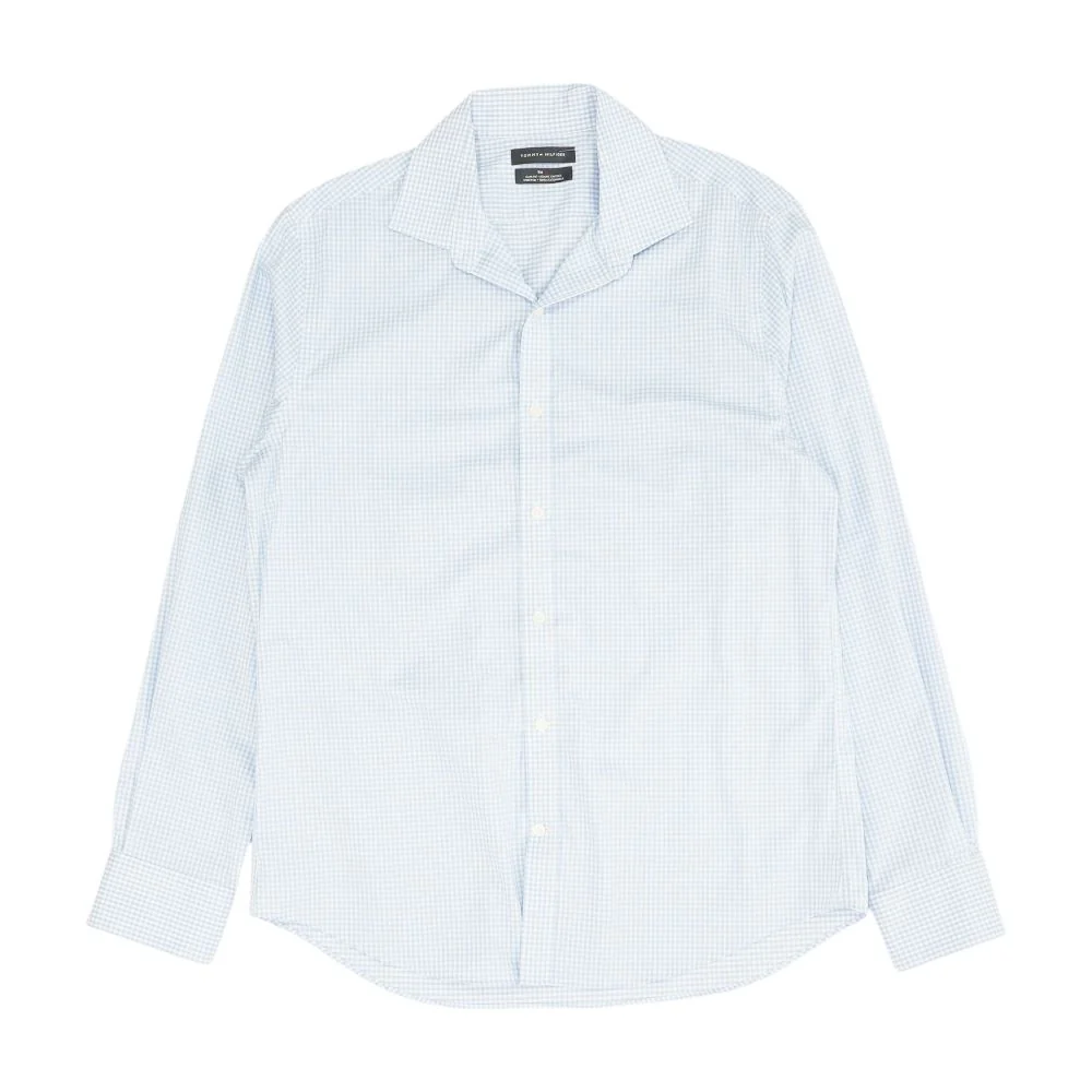 Blue Check Long Sleeve Button Down