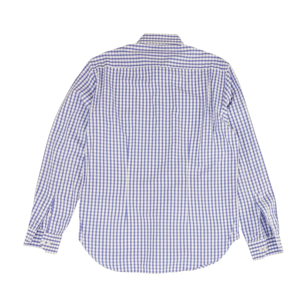 Blue Check Long Sleeve Button Down - Image 2