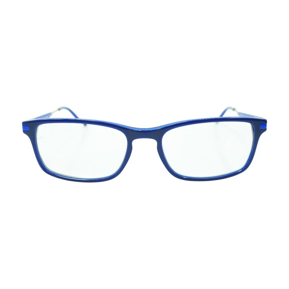 Blue CKJ18707 Square Unknown Prescription Eyeglasses - Image 2