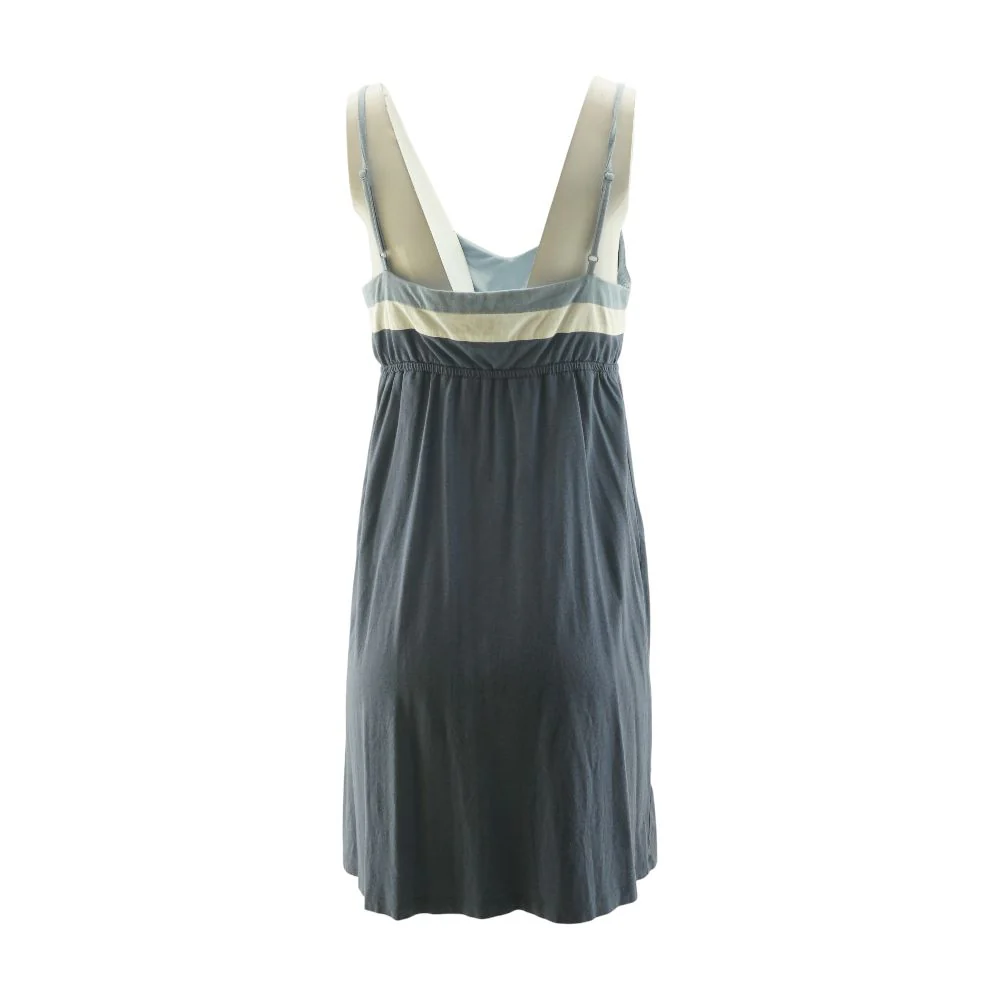 Blue Color Block Mini Dress - Image 2