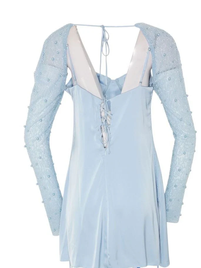 Blue Mini Dress - Image 2