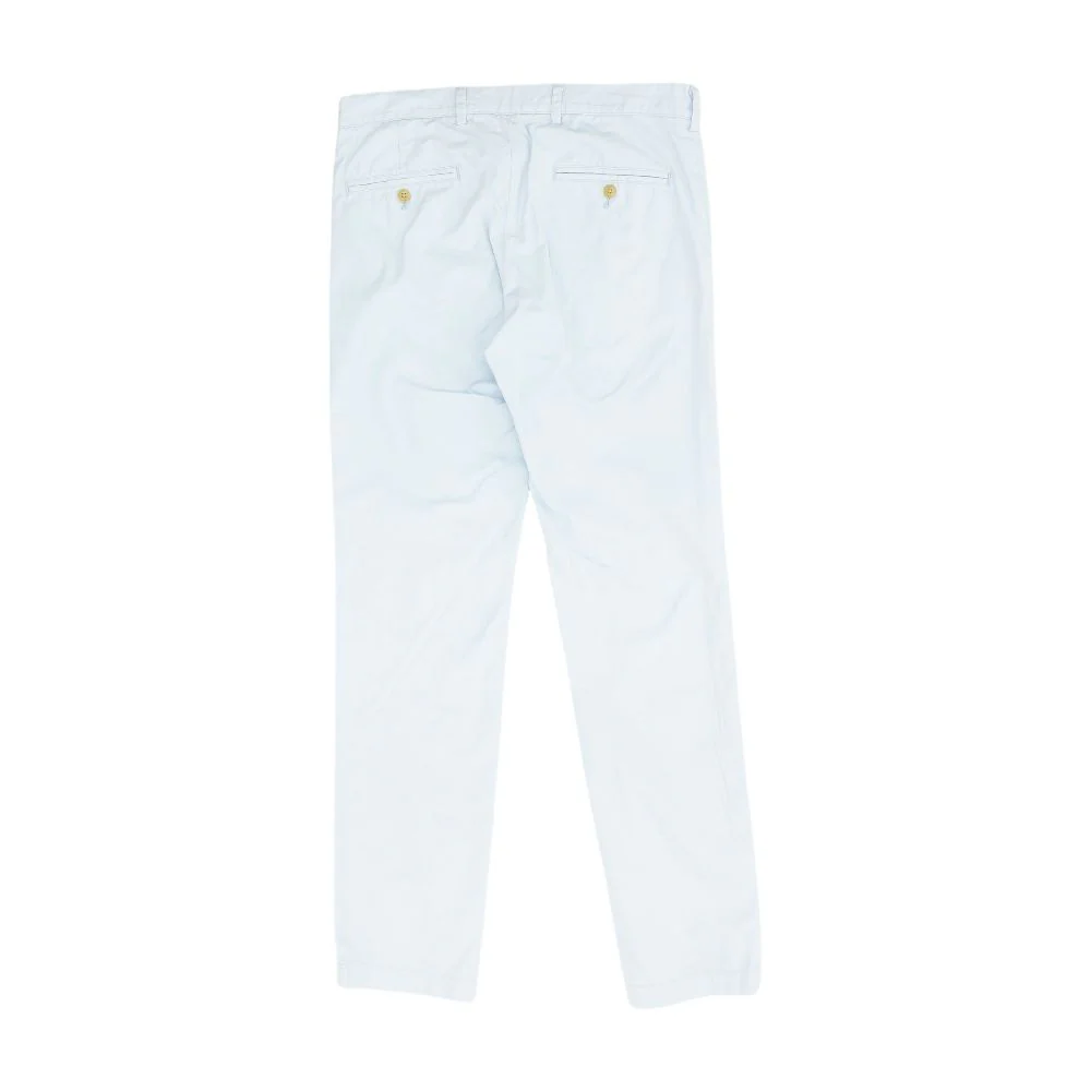 Blue Solid Chino Pants - Image 2