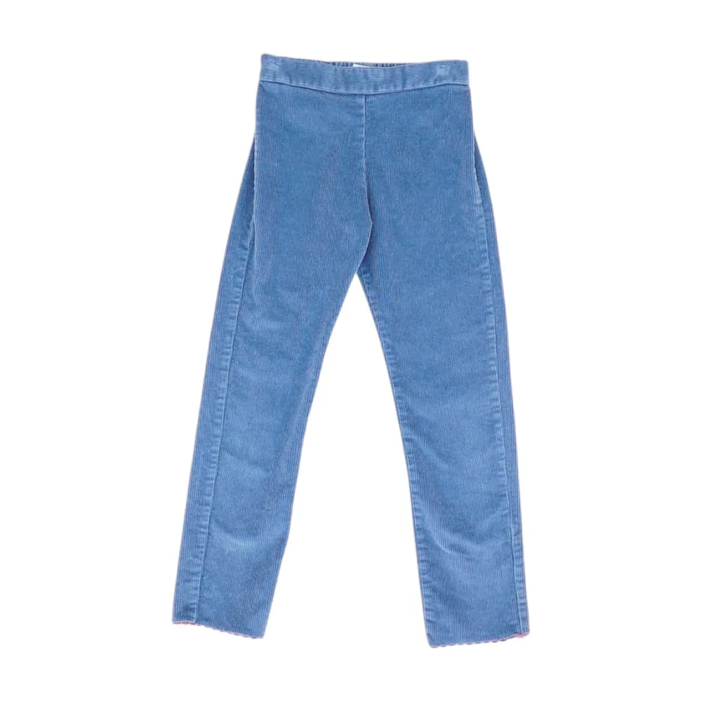 Blue Solid Chino Pants