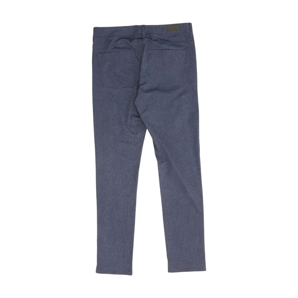 Blue Solid Five Pocket Pants - Image 2