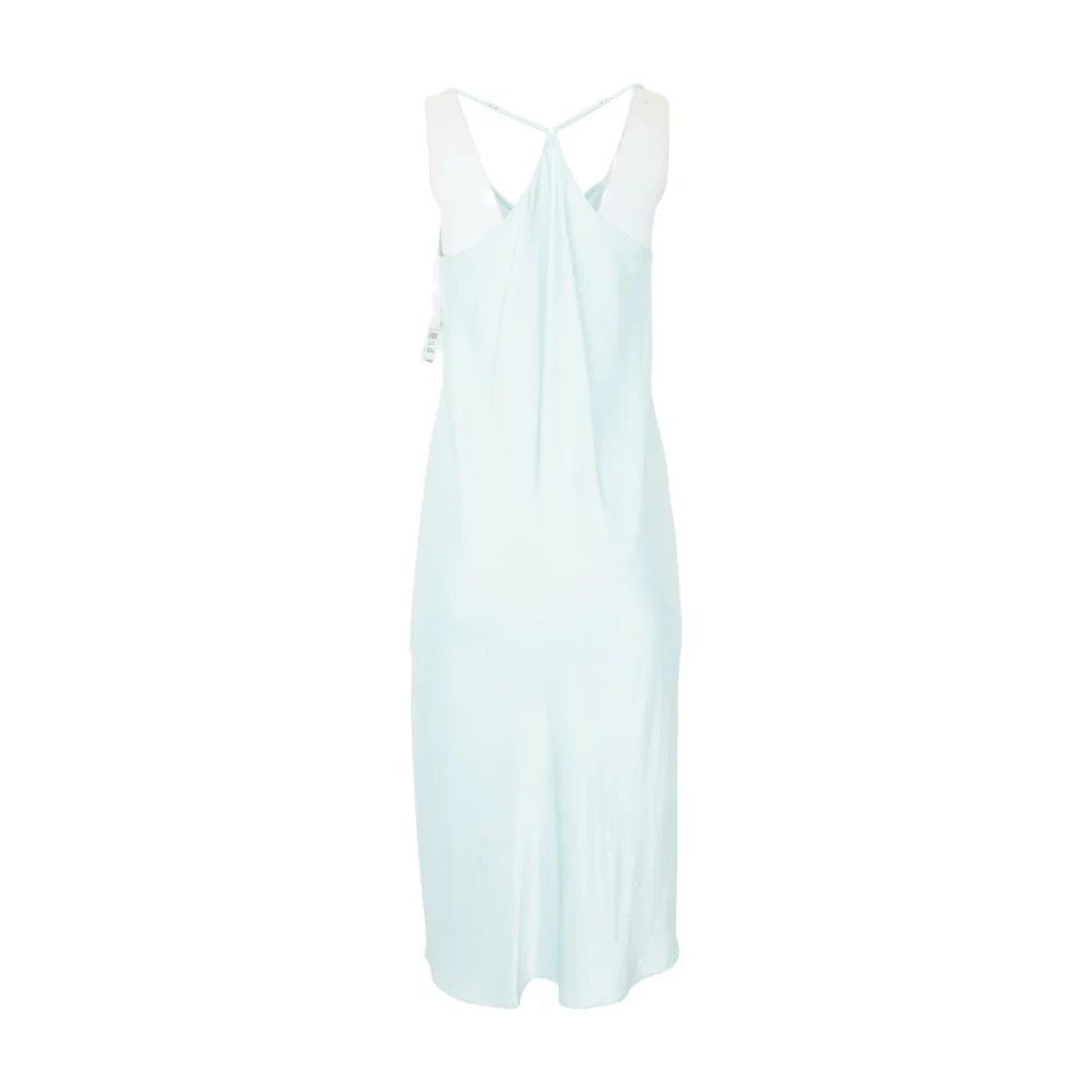 Blue Solid Gown - Image 2
