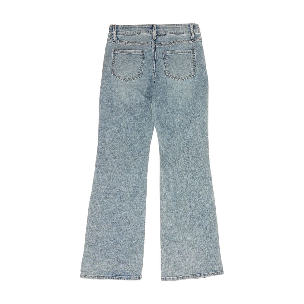Blue Solid High Rise Jeans - Image 2