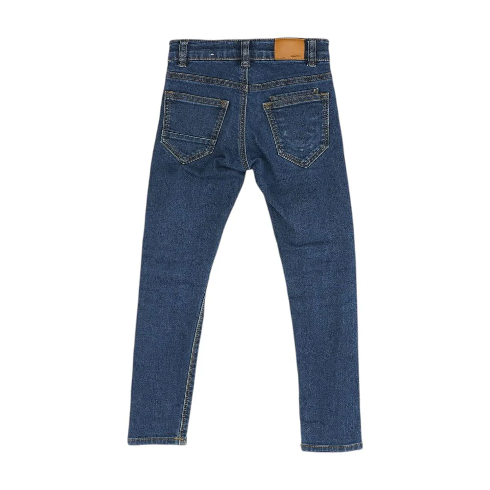 Blue Solid Jeans - Image 2