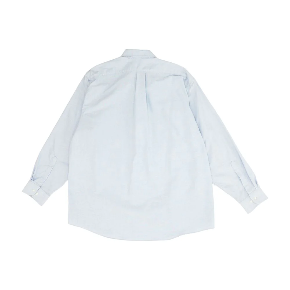 Blue Solid Long Sleeve Button Down - Image 2