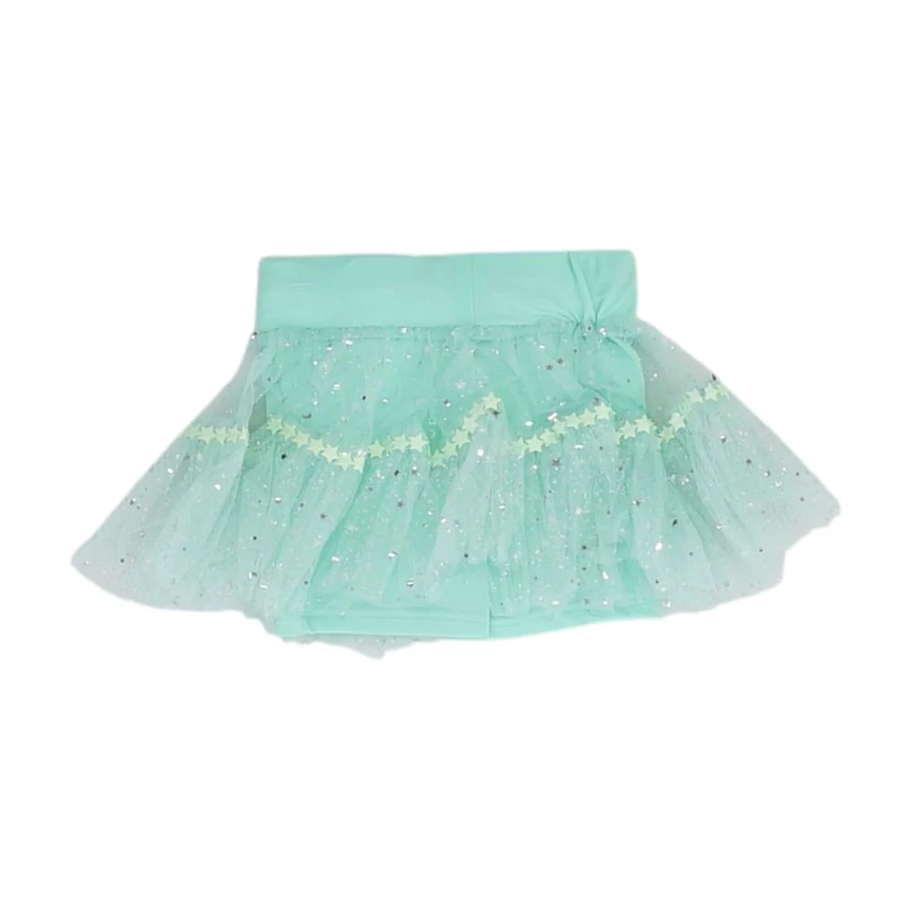Blue Solid Skort - Image 2