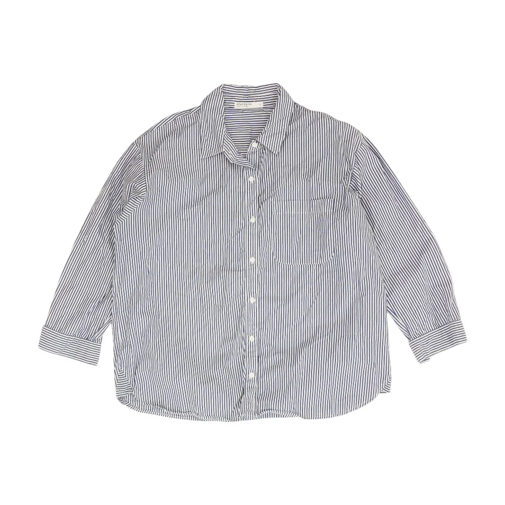 Blue Striped Button Down