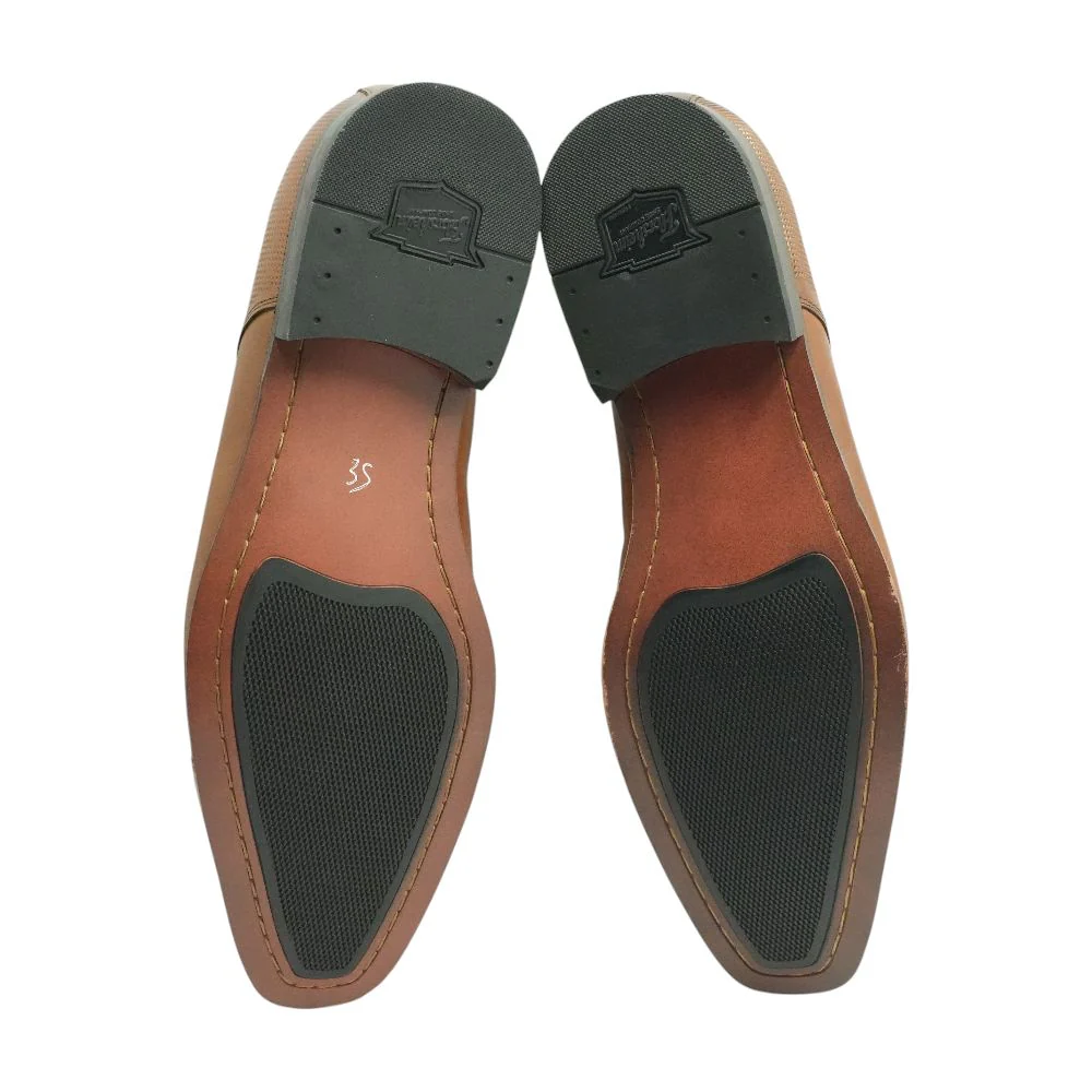 Brown Leather Derby/oxford Dress Shoes - Image 3
